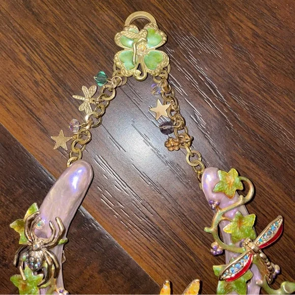 Kirks Folly Protected by Fairies Delphine Whimsical Horseshoe ornament